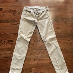 GAP Always Skinny tan corduroys 31 XLong (size 12)